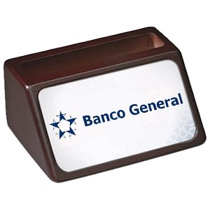 Porta tarjetas sublimado con logo de Banco General